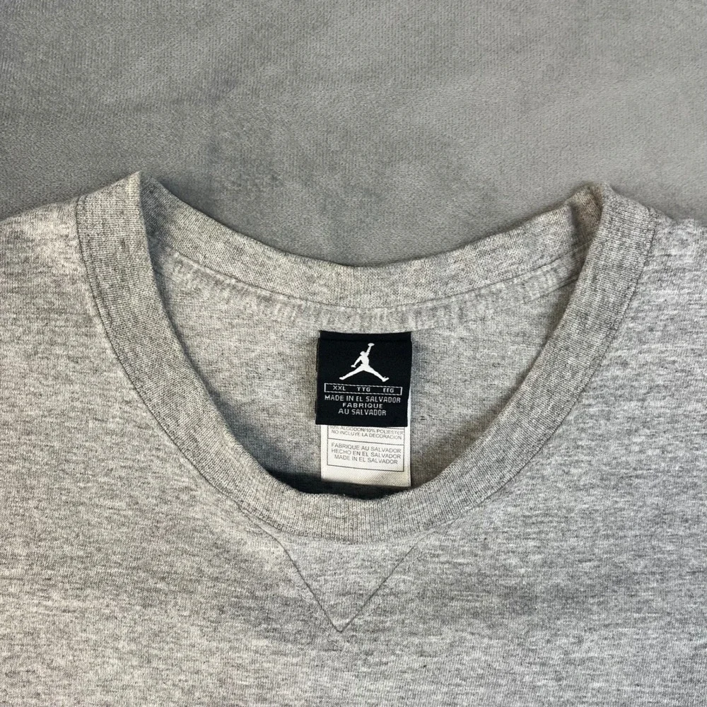 Vtg Air Jordan The Best on Earth The Best on Mars T-Shirt Mens XXL Gray